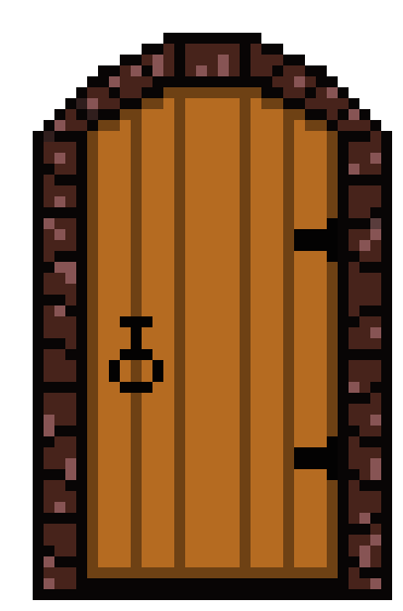 a castle door
